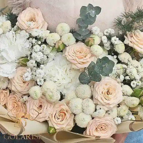 دسته گل و عروسک چیچک کد 2001905