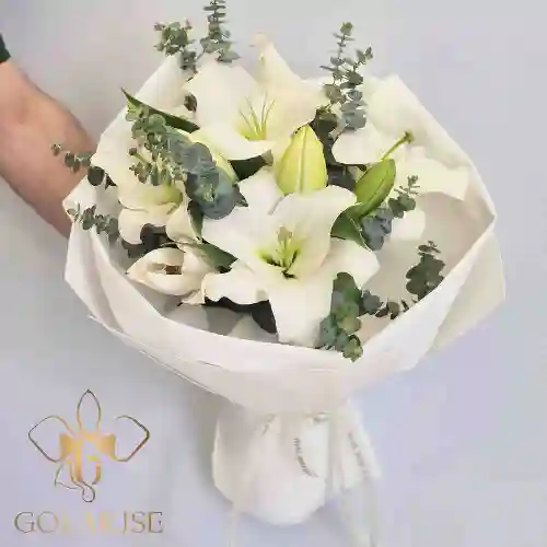 دسته گل لیلیوم مهتاب کد 10021014