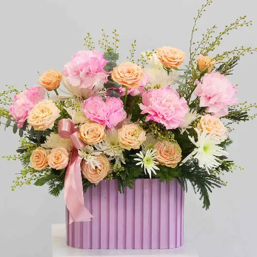 باکس گل لاوندر کد 2001003