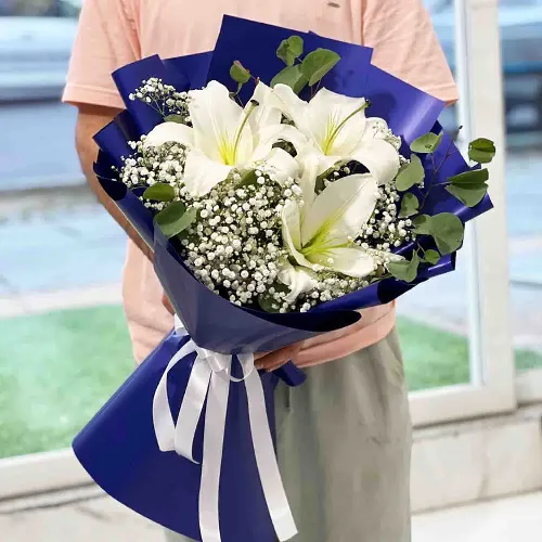دسته گل لیلیوم پارمیس کد 1002102