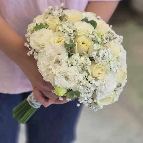 دسته گل عروس لنا کد 1001004