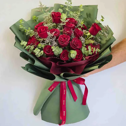 دسته گل رز صنم کد 1001502
