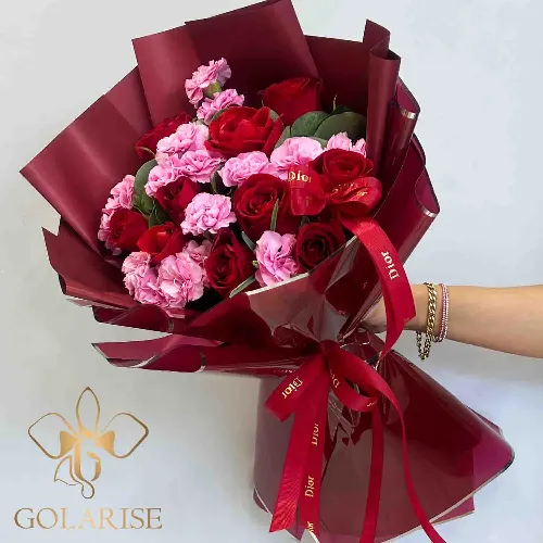 دسته گل تولد ژینا کد 1001604