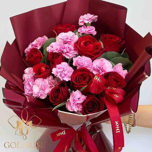 دسته گل تولد ژینا کد 1001604