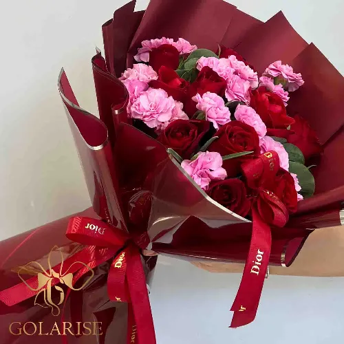 دسته گل تولد ژینا کد 1001604