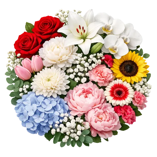 بر اساس نوع گل